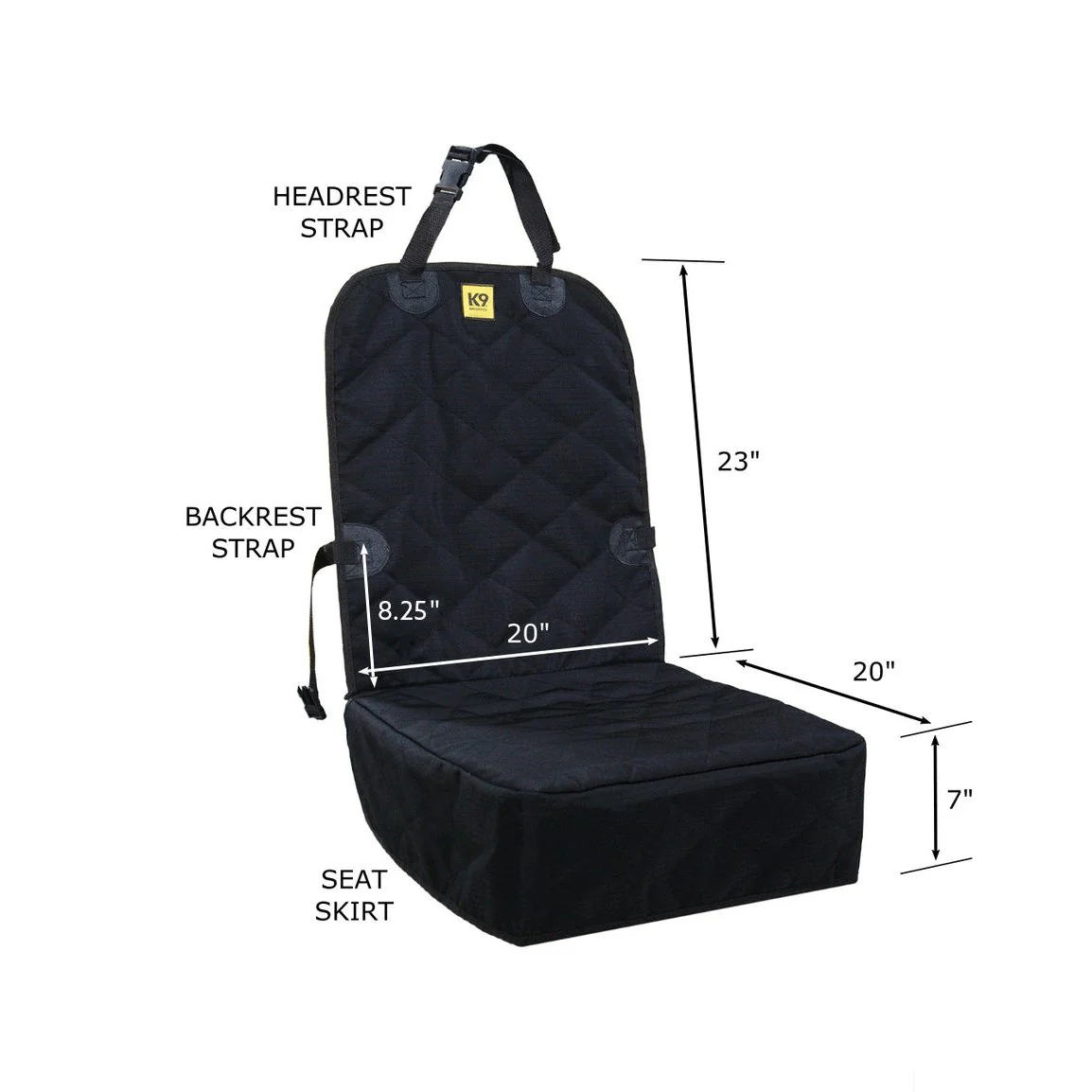 Tough Ripstop™ Dog Front Car Seat Cover - Image 6