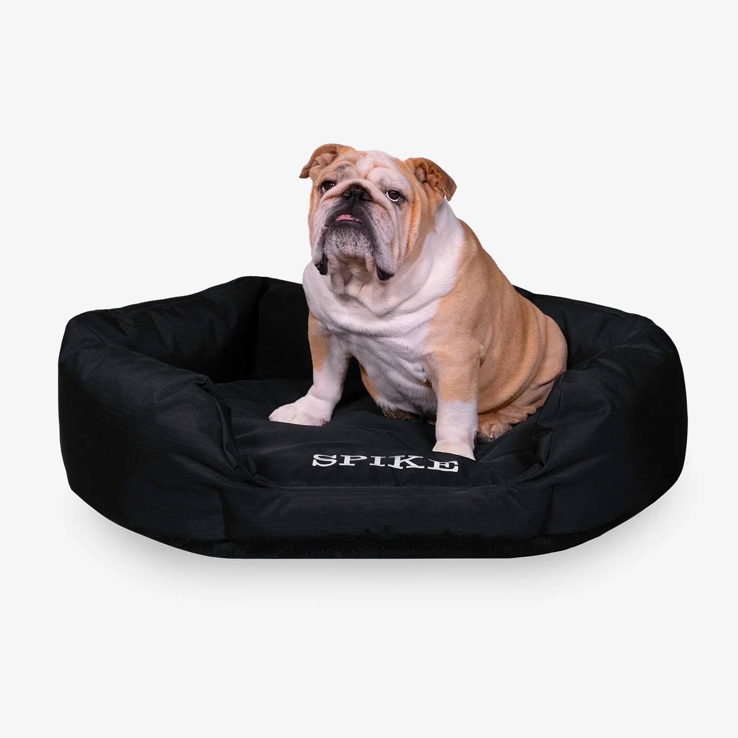 Tough Ripstop™ Oval Bolster Pillow Dog Bed - Image 3